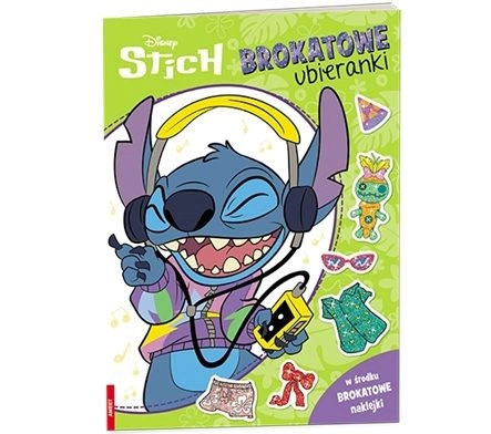 Stitch: Brokátové oblékání – kreativní kniha se samolepkami