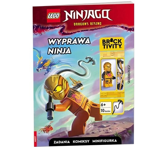 LEGO NINJAGO: výprava ninji – interaktivní kniha s minifigurkou Arina