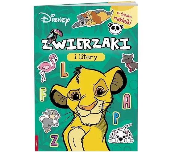 disney učí mix – zvířata a písmena (stíratelná kniha s fixem)