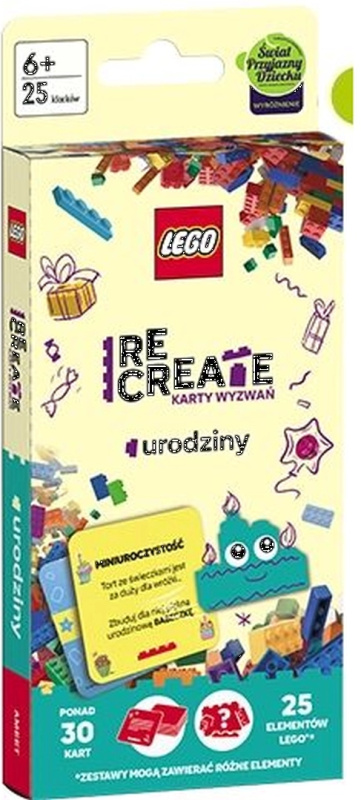 lego recreate karty výzev narozeniny