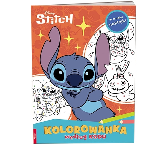 Disney Stitch omalovánka podle kódu