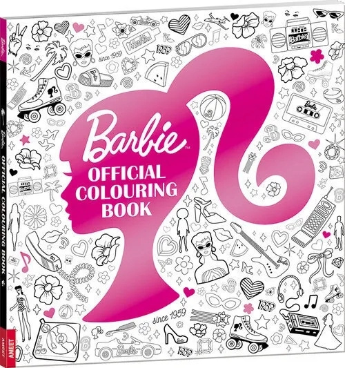 barbie oficiální omalovánková kniha – 65 let