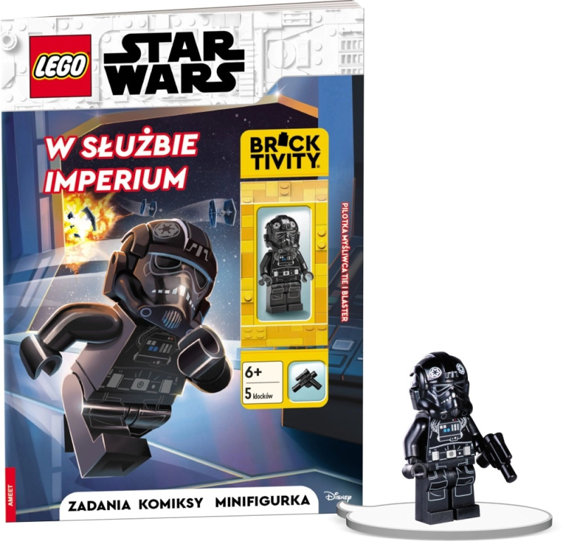 Lego Star Wars: Interaktivní kniha s komiksem a minifigurkou pilotky TIE