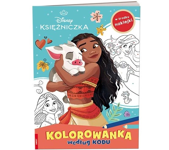 Disney Princess omalovánky podle kódu