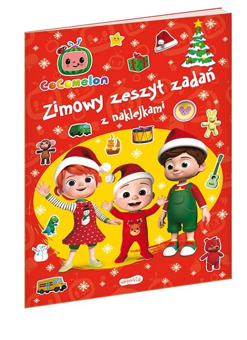 Cocomelon zimní sešit úkolů se samolepkami