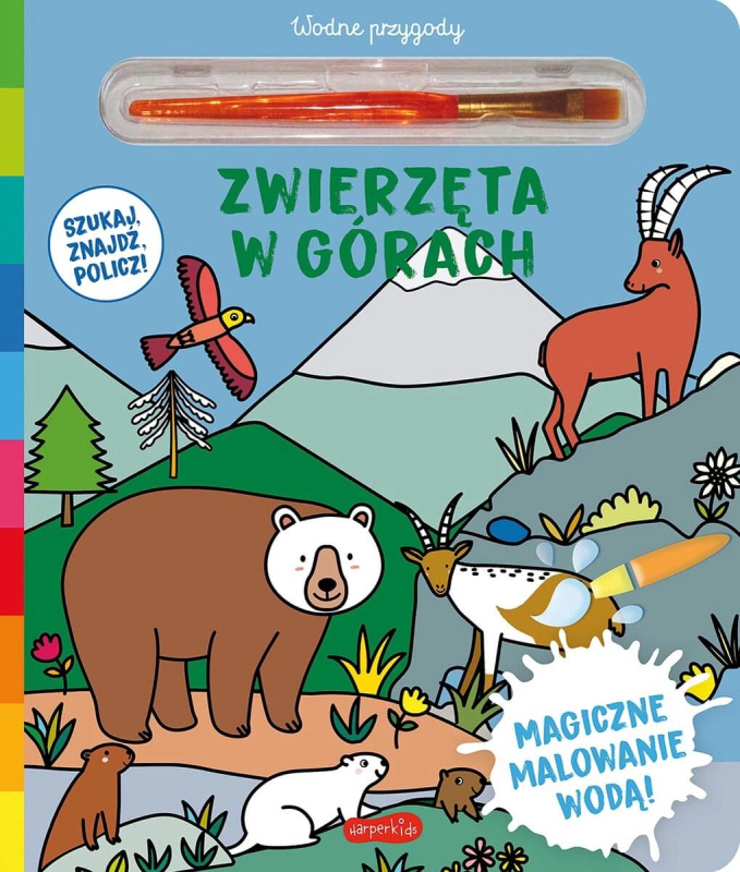 Interaktivní vodní kniha: Zvířata v horách – vodní dobrodružství