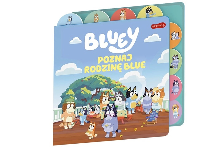 Bluey: poznej rodinu Bluey – dětská obrázková kniha