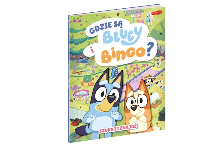Hledací kniha Bluey: kde jsou Bluey a Bingo? najdi a hledej