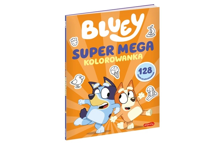 Bluey super mega omalovánka