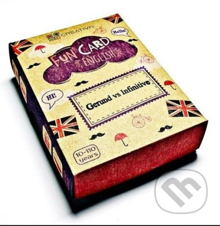 Fun Card English: Gerund vs Infinitive - autorů kolektiv - hra z kategorie Jazykové učebnice a slovníky
