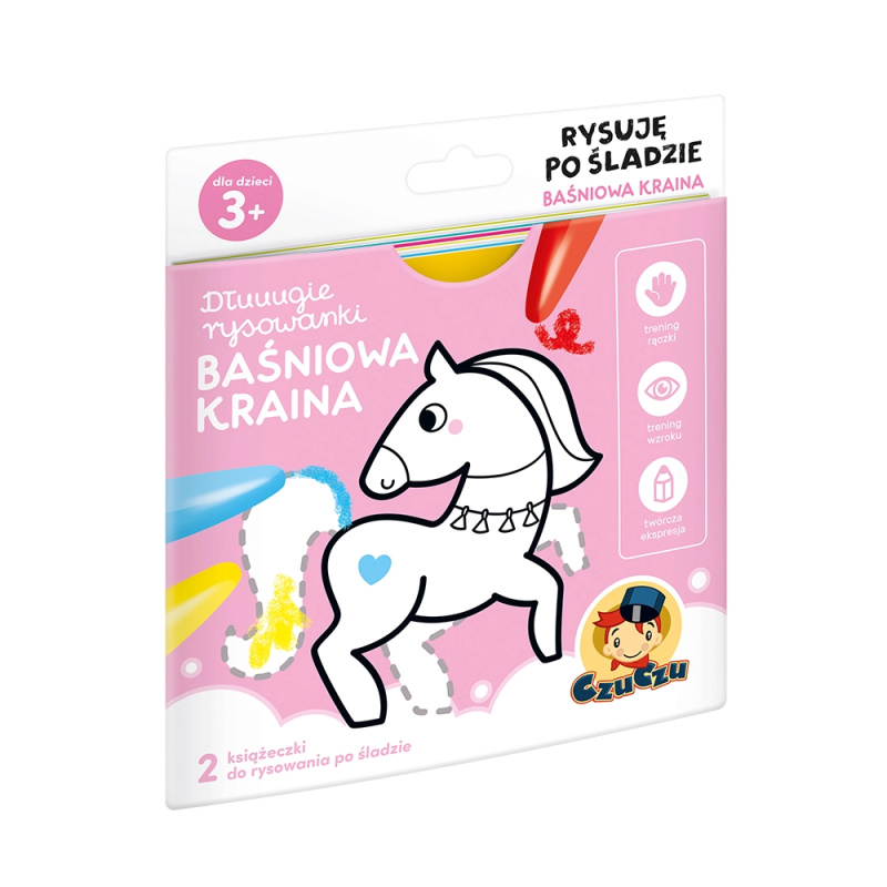 Dlouhé rysovánky: kreslení po stopě – pohádková krajina