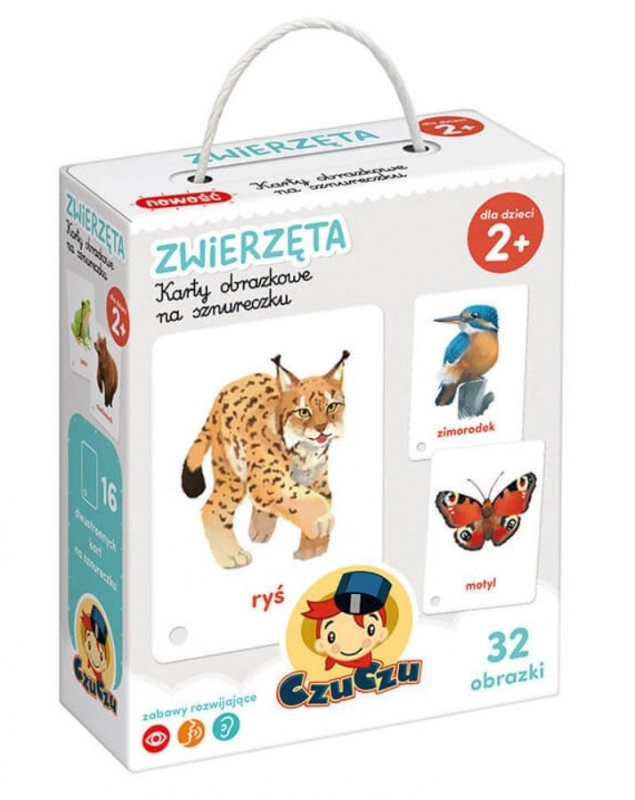 Bright Junior Media CzuCzu Obrázkové karty na provázku Zvířátka