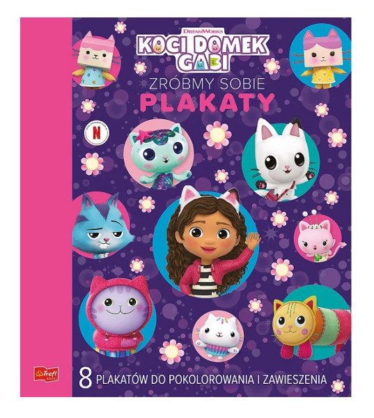 Koci domek Gabi: udělejme si plakáty
