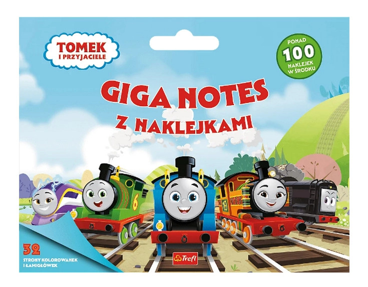 Tomáš a přátelé giga zápisník se samolepkami