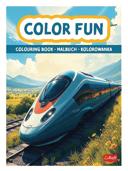 Kolorovanka vlaky a letadla