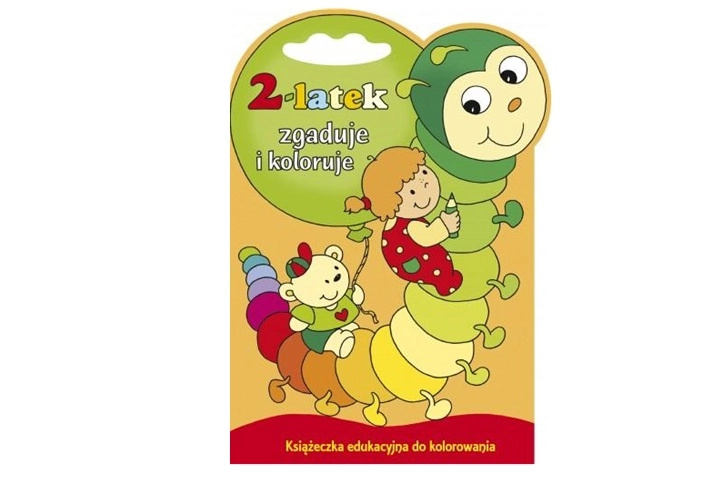 Dvouleťák hádá a vybarvuje