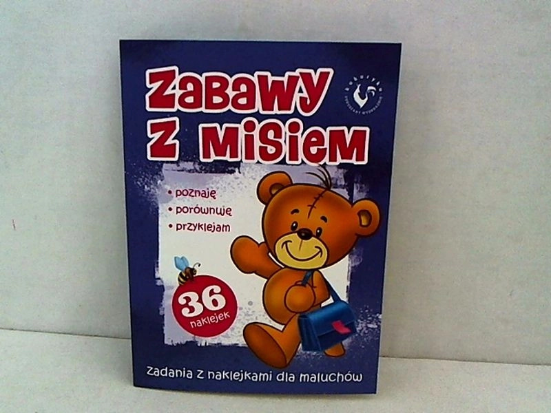 Zábavy s medvídkem – úkoly se samolepkami (edukační sešit Medvídka Krzysia)