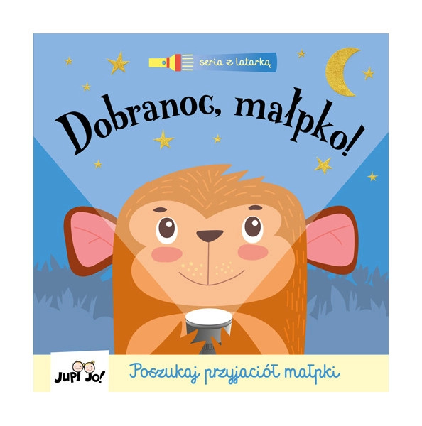 Dobrou noc, opičko! interaktivní knížka s kartonovou baterkou