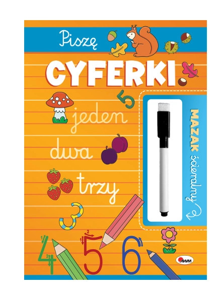 Mazací fix – píšu číslice (sešit s úkoly pro děti)