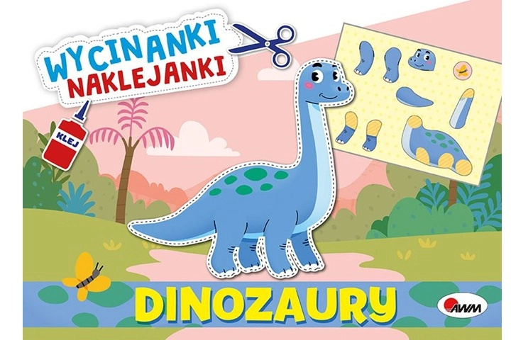 Kreativní sešit Vystrihovánky a samolepky – dinosauři