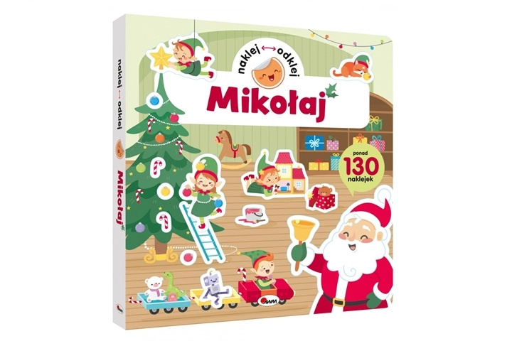 Naklej odklej Mikołaj – samolepkový sešit