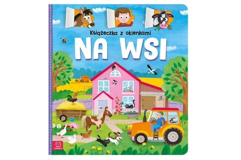 Knížka s okénky na farmě