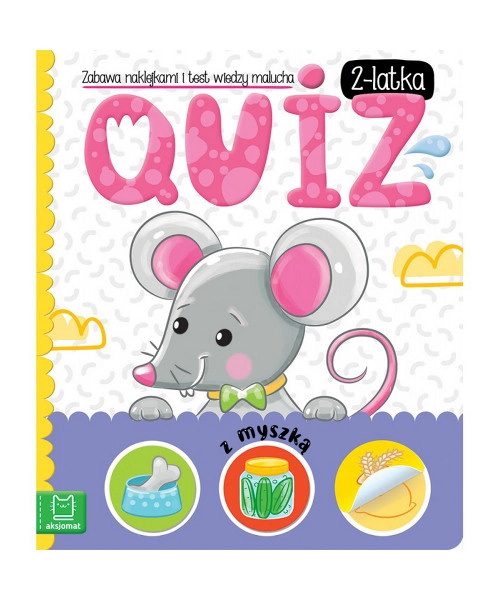 Quiz pro dvouleté s myškou – zábava s nálepkami a test znalostí