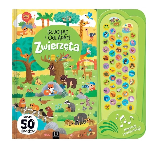 Poslouchej a dívej se! Zvířata – více než 50 zvuků