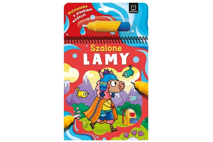 Vodní omalovánky s fixem Bláznivé lamy