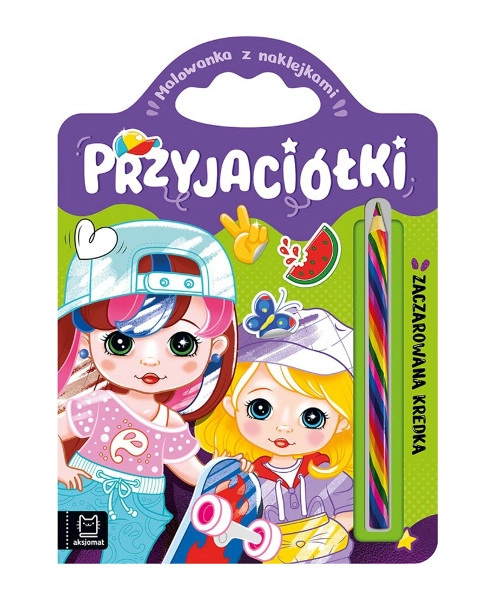 Přítelkyně Kouzelná pastelka – omalovánka se samolepkami
