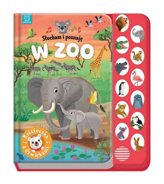 Poslouchám a poznávám: V zoo – zvuková knížka pro nejmenší