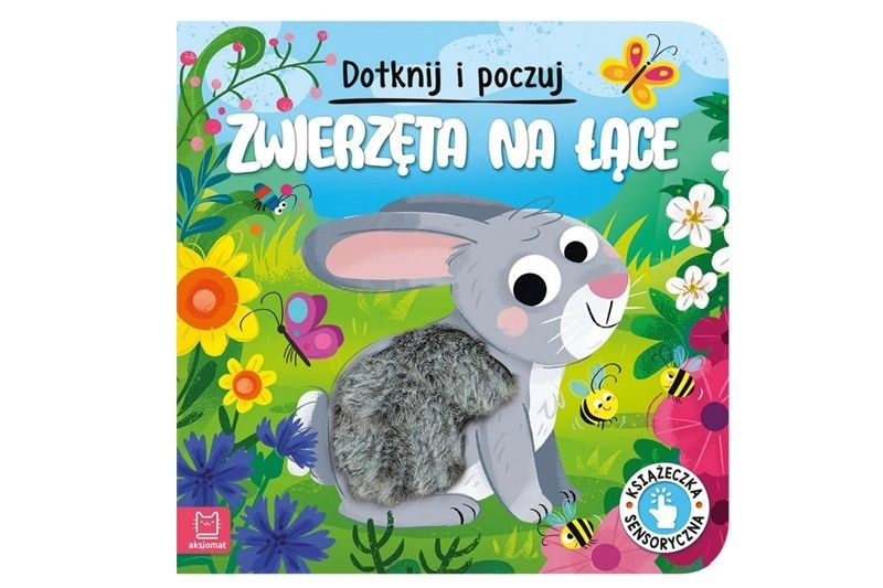 Dotkni se a poznej zvířátka na louce – senzorická knížka pro nejmenší