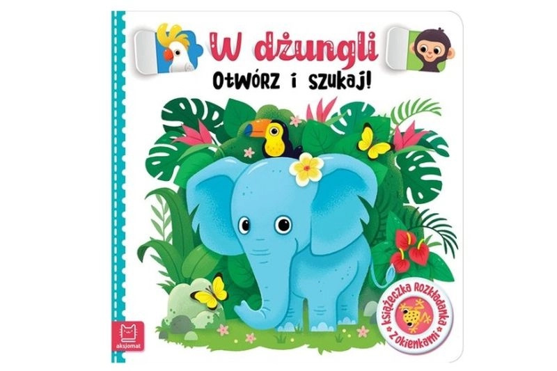 Knížka s otevíracími okénky otevři a hledej v džungli