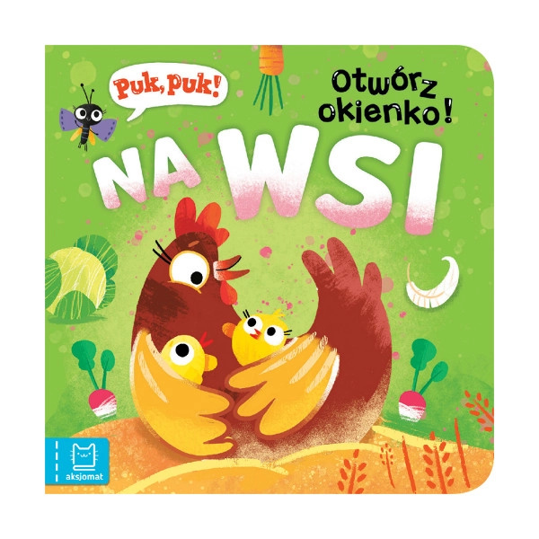 Puk, puk! Otevři okénko! Na vesnici – interaktivní knížka s okénky