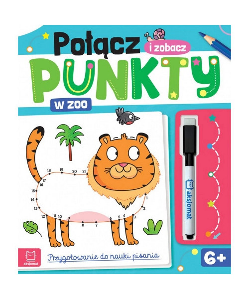 Spoj tečky a objev! V zoo – zábavné pracovní sešity pro děti