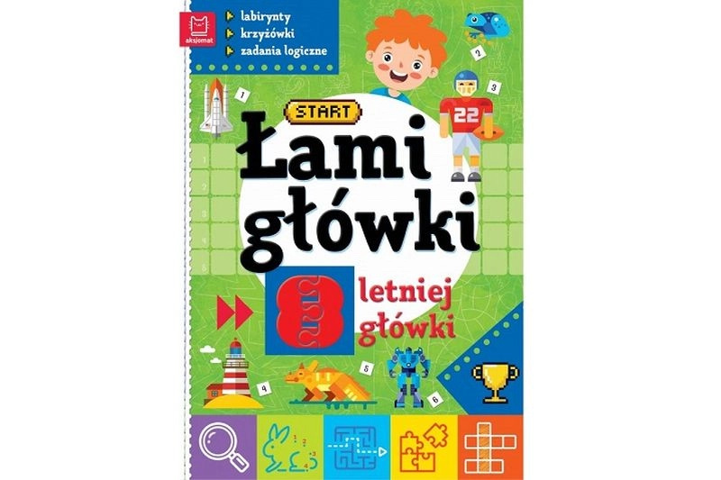 Aksjomat hlavolamy pro 8leté děti: labyrinty a křížovky