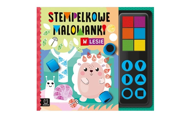 Stempelkowe malowanki v lese