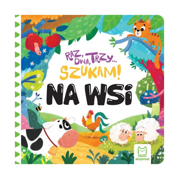 Raz, dva, tři… hledám! Na vsi – obrázková knížka pro děti