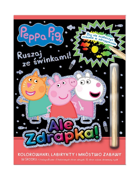 Prasátko Peppa – Stírací knížka 5: Vyraz s prasátky
