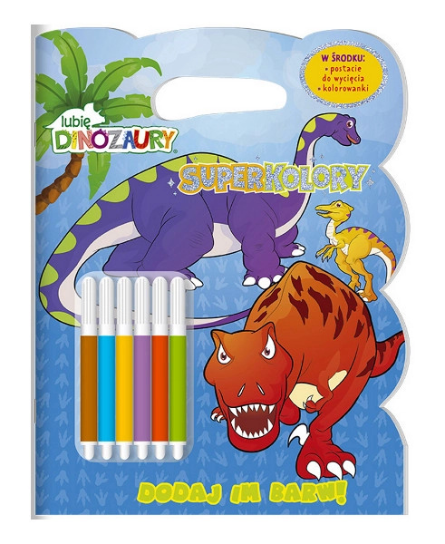 Mám rád dinosaury Superkolory 1 – vybarvi je!