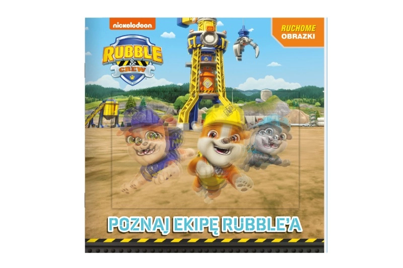 Rubble crew – poznejte Rubbleovu partu (dětská knížka s 3D pohyblivou obálkou)