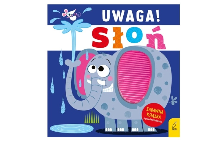 Uwaga, słoń! – senzorická knížka pro nejmenší