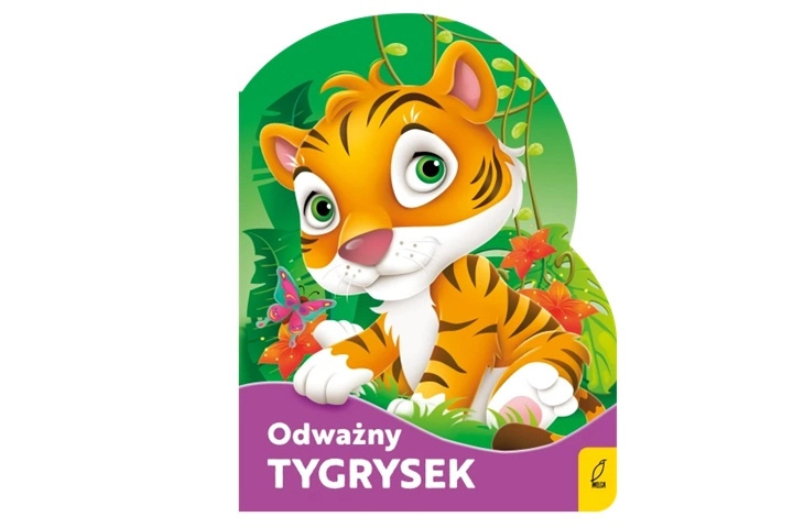 Odvážný tygrík – tvarovaná leporelo knížka