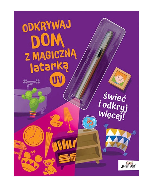 Kouzelná knížka s UV baterkou: Objevuj dům
