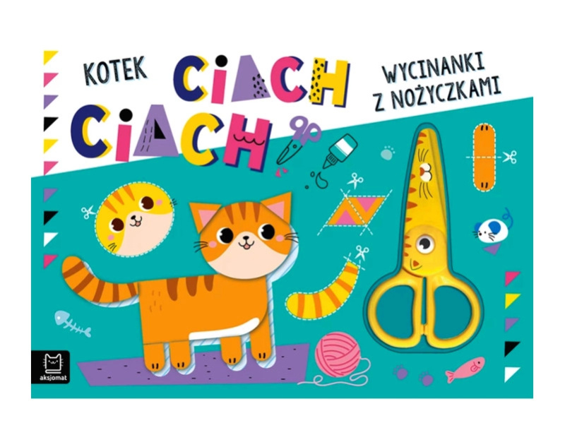 Vystrihovánky s nůžkami – Koťátko cák cák!