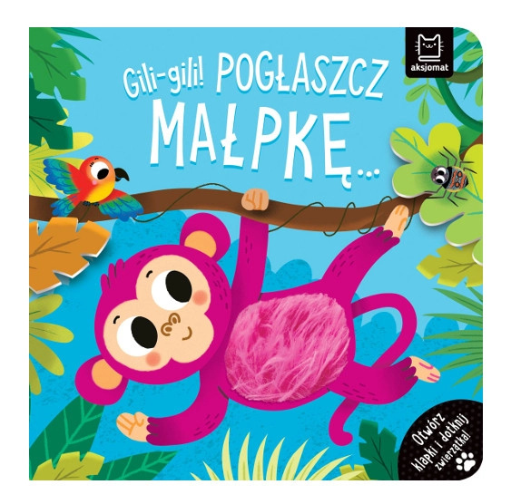 Gili-gili! Pohlaď opičku – interaktivní dotyková knížka pro nejmenší