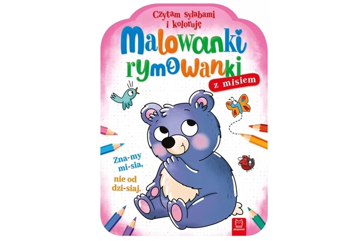 Malowánky a říkanky s medvídkem – čteme po slabikách
