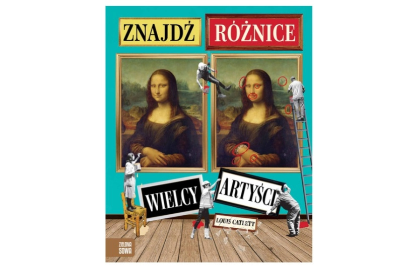 Kniha najdi rozdíly velcí umělci