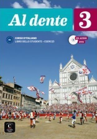 Al dente 3 (B1) – Libro + quad. degli eser. + CD + DVD - kniha z kategorie Jazykové učebnice a slovníky