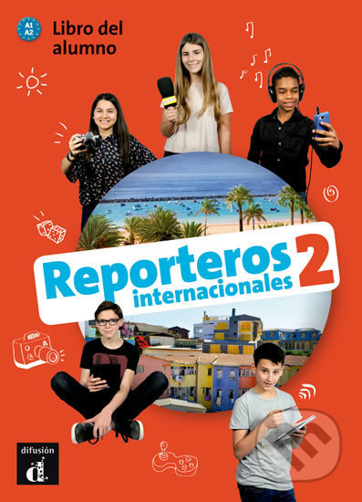 Reporteros internacionales 2 (A1-A2) (Libro del alumno + CD) - kniha z kategorie Jazykové učebnice a slovníky